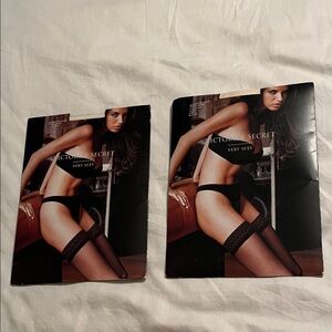 Victoria's Secret Very Sexy Nude Thigh High Stockings